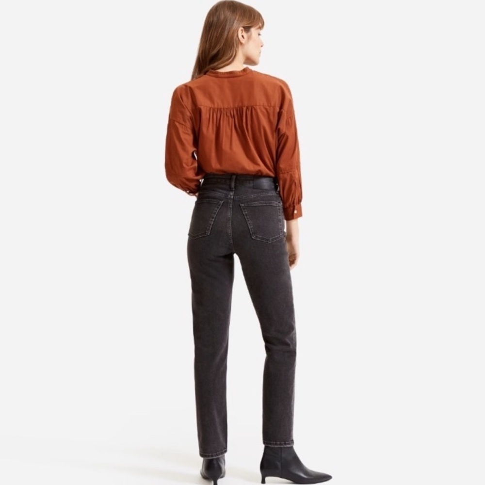 Everlane High Rise Slim Straight Jeans